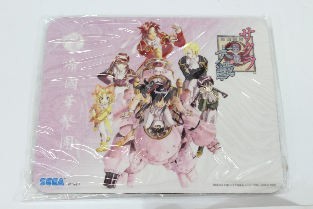 Sakura Wars Taisen Limited Edition Boxed Shuttle Mouse & Pad A type (A Game is Sealed) SEGA Saturn SS