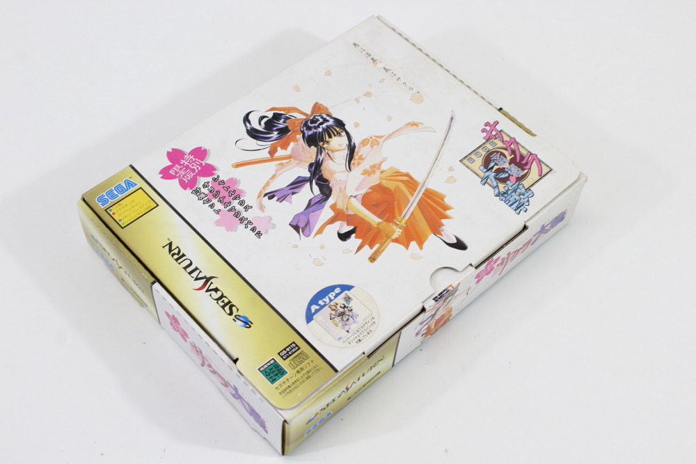 Sakura Wars Taisen Limited Edition Boxed Shuttle Mouse & Pad A type (A Game is Sealed) SEGA Saturn SS