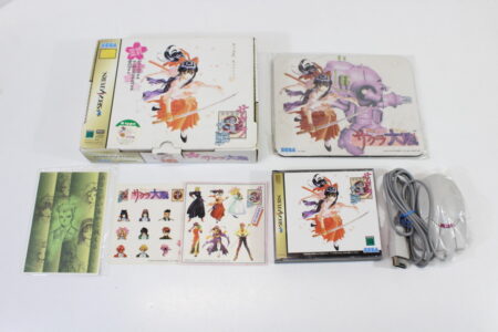 Sakura Wars Taisen Limited Edition Boxed Shuttle Mouse & Pad B type (A) SEGA Saturn SS