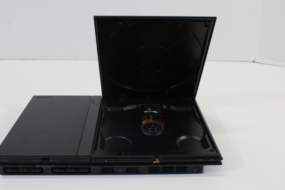 PS2 SCPH-70000 Slim Black Console & AV Cable AC Adapter (B) SONY PlayStation 2 PS2