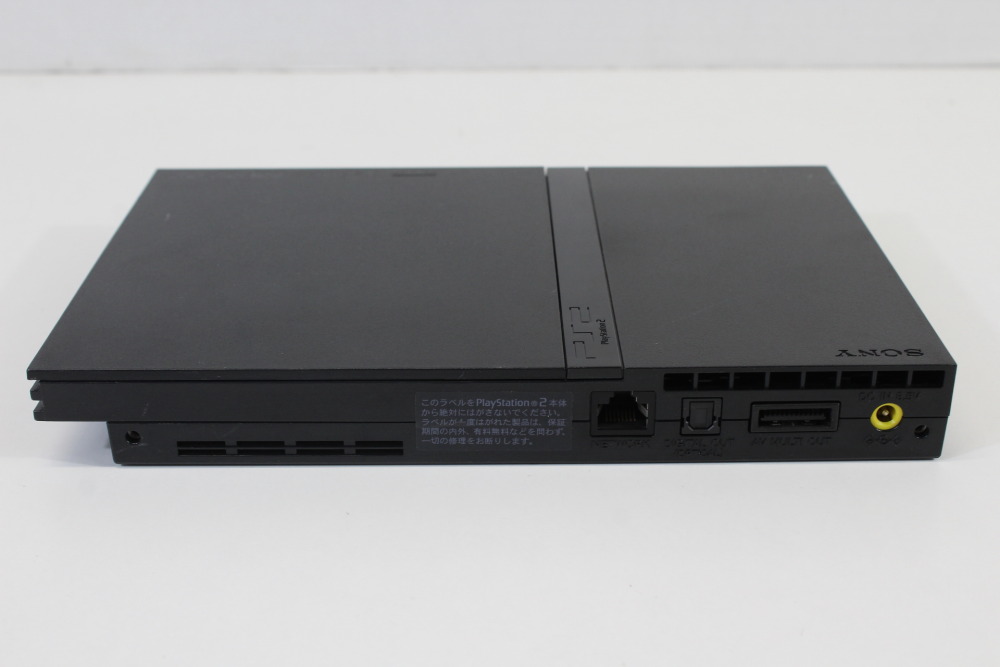 PS2 SCPH-70000 Slim Black Console & AV Cable AC Adapter (B) SONY PlayStation 2 PS2