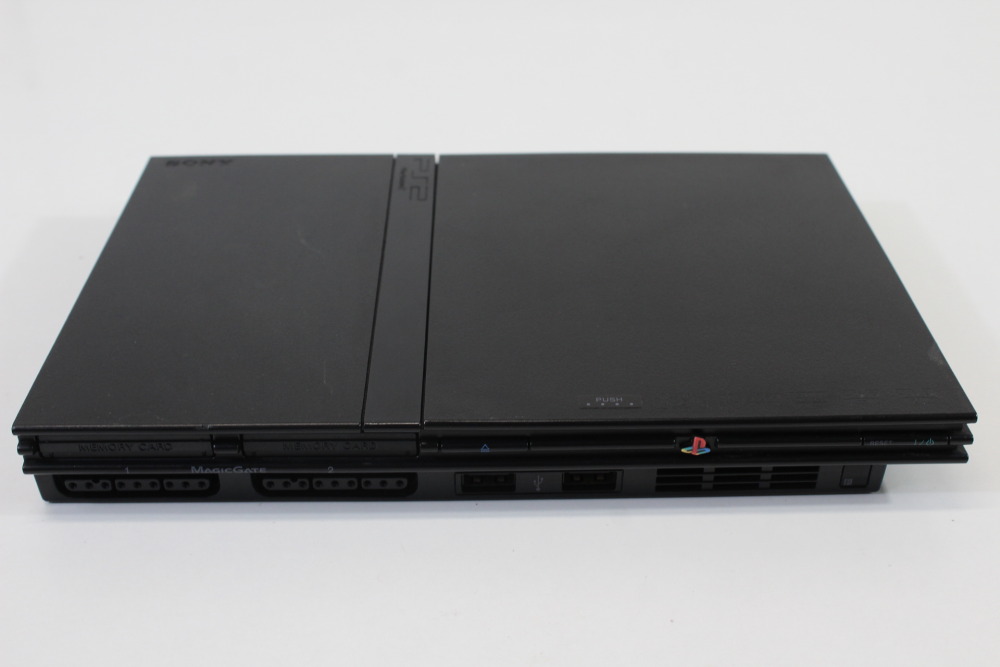 PS2 SCPH-70000 Slim Black Console & AV Cable AC Adapter (B) SONY PlayStation 2 PS2