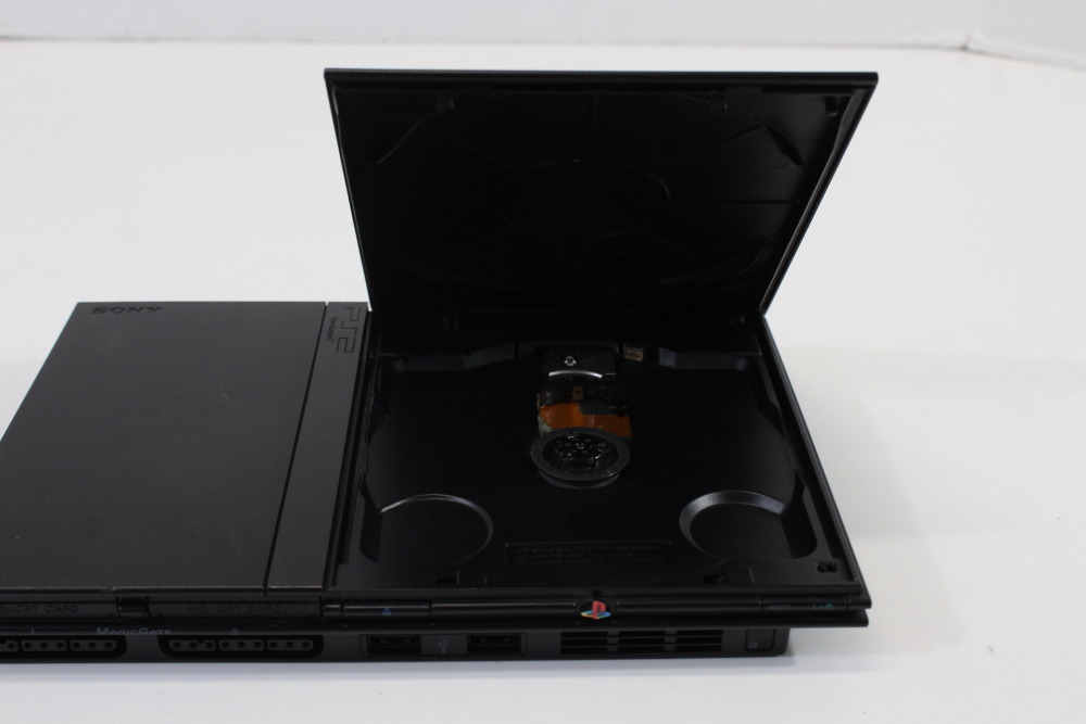 PS2 SCPH-70000 Slim Black Console & AV Cable AC Adapter (B) SONY PlayStation 2 PS2