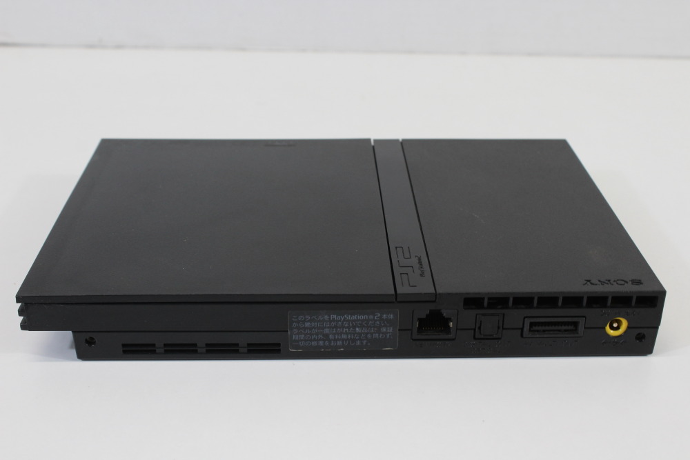PS2 SCPH-70000 Slim Black Console & AV Cable AC Adapter (B) SONY PlayStation 2 PS2