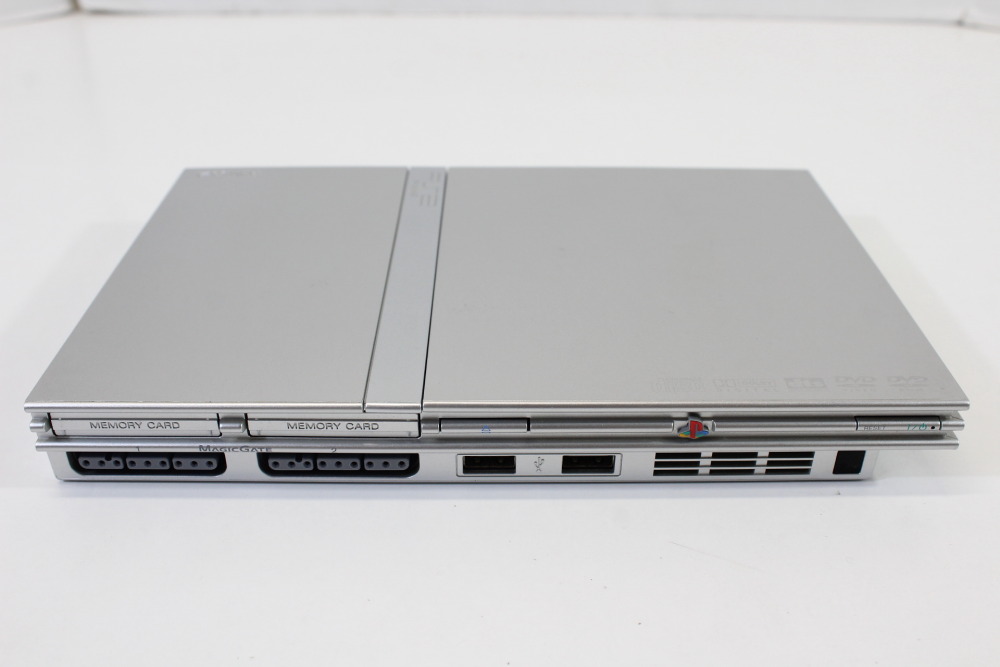 PS2 SCPH-77000 Slim Silver Console & AV Cable AC Adapter (B) SONY PlayStation 2 PS2