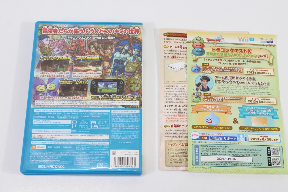 Dragon Quest X Online (B) Nintendo Wii U