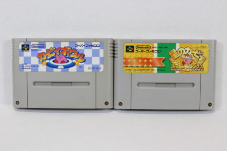 Lot of 2 Hoshi no Kirby Super Deluxe / Super Star & Kirby Bowl Dream Course (B) Nintendo Super Famicom SFC