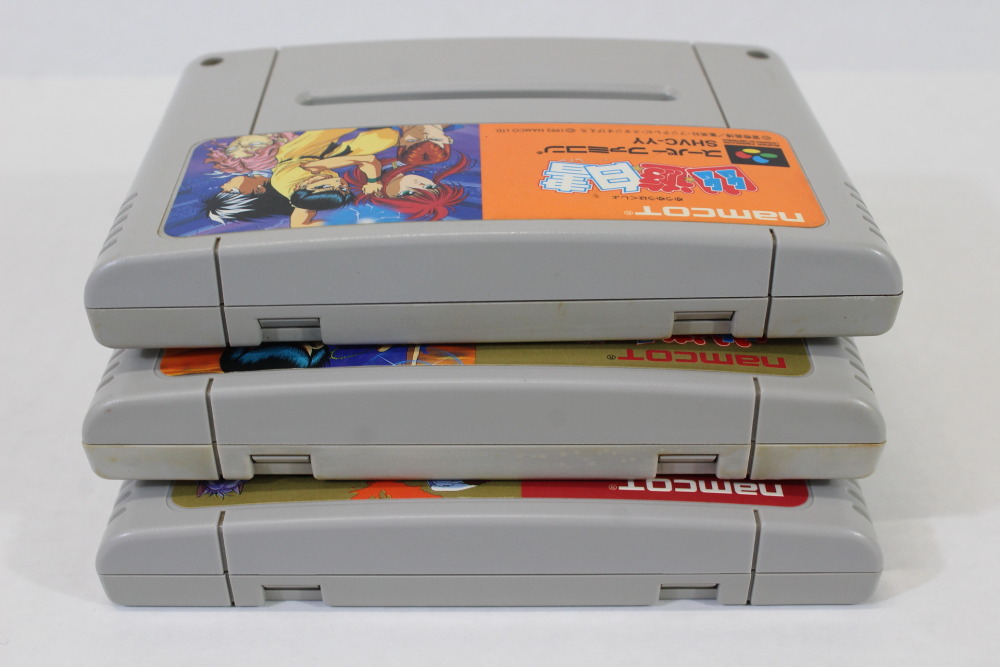 Lot of 3 Yu Yu Hakusho 1 2 Tokubetsu Hen (B) Nintendo Super Famicom SFC
