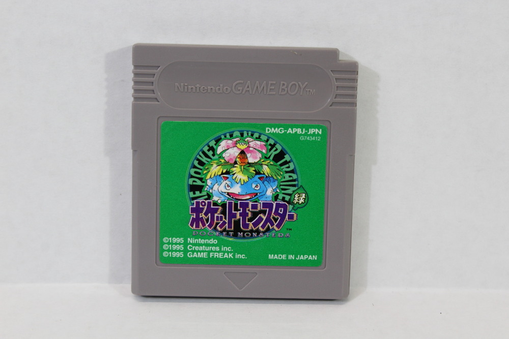 Pokemon Green New Save Battery & Case (B) Nintendo Gameboy GB
