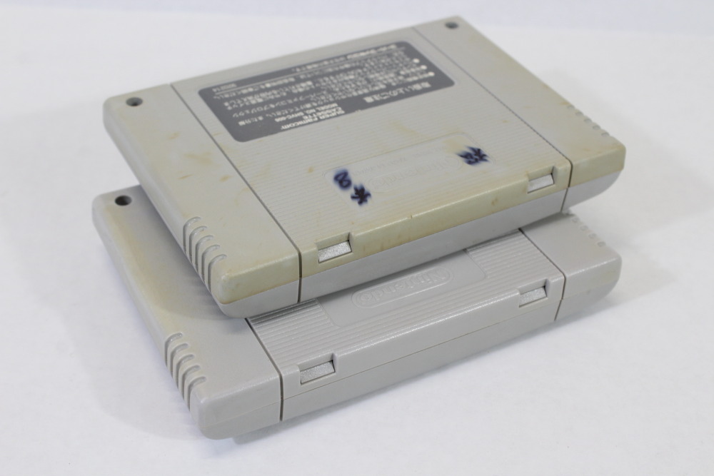 Lot of 2 Mario & Wario / Mario Paint (B) Nintendo Super Famicom SFC