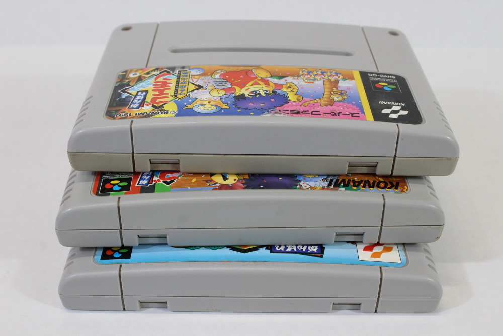 Lot of 3 Ganbare Goemon 1 2 3 Mystical Ninja (B) Nintendo Super Famicom SFC