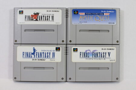 Lot of 4 Final Fantasy IV V VI 4 5 6 USA Mystic Quest (B) Nintendo Super Famicom SFC
