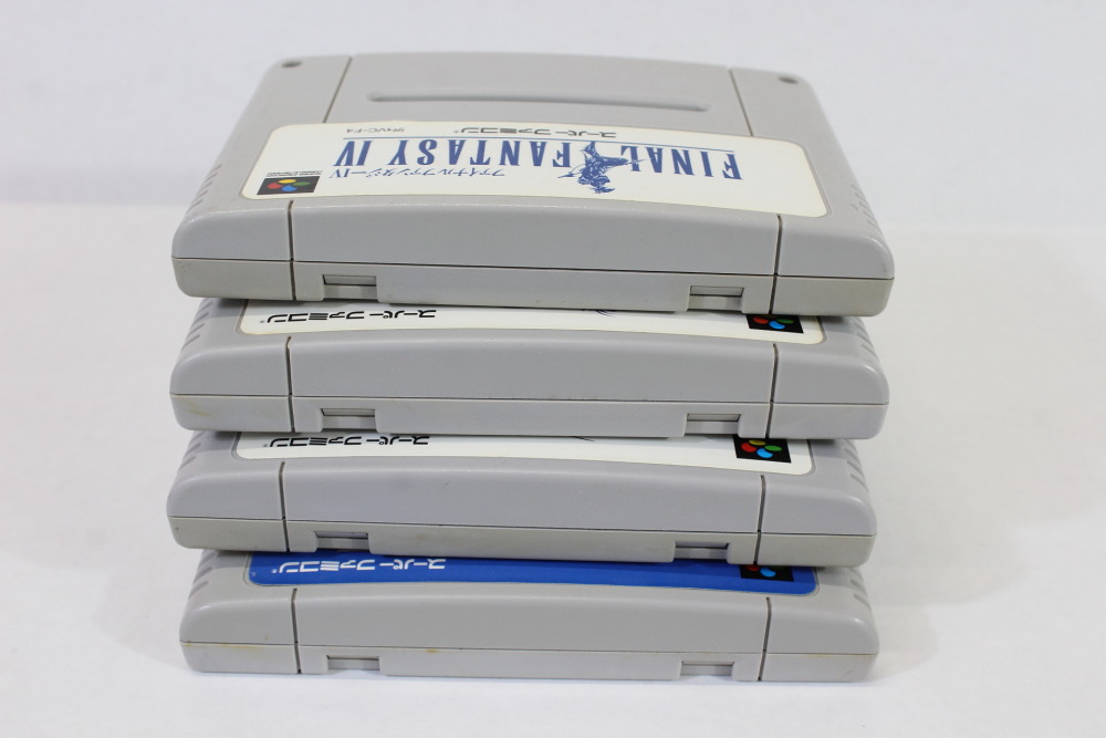 Lot of 4 Final Fantasy IV V VI 4 5 6 USA Mystic Quest (B) Nintendo Super Famicom SFC