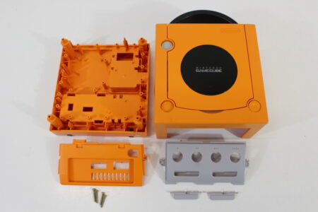 Nintendo GameCube OEM Replacement Shell Only Spice Orange DOL-001 Cos. Damage (For Parts or Repair) Nintendo GameCube GC