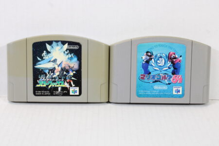 Lot of 2 Star Fox 64 & Mario Golf 64 Discolored Faded Label (C) Nintendo 64 N64
