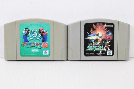 Lot of 2 Star Fox 64 & Mario Golf 64 Discolored (C) Nintendo 64 N64