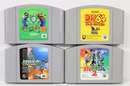 Lot of 4 Mario Golf 64 Donkey Kong 64 Blastdozer Pokemon Stadium 2 (B) Nintendo 64 N64