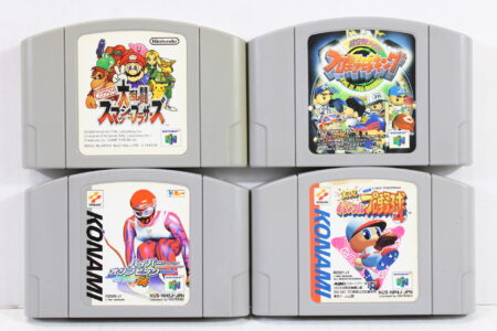 Lot of 4 Super Smash Bros King of Baseball Jikkyou Baseball 4 Nagano Olympics '98 (B) Nintendo 64 N64