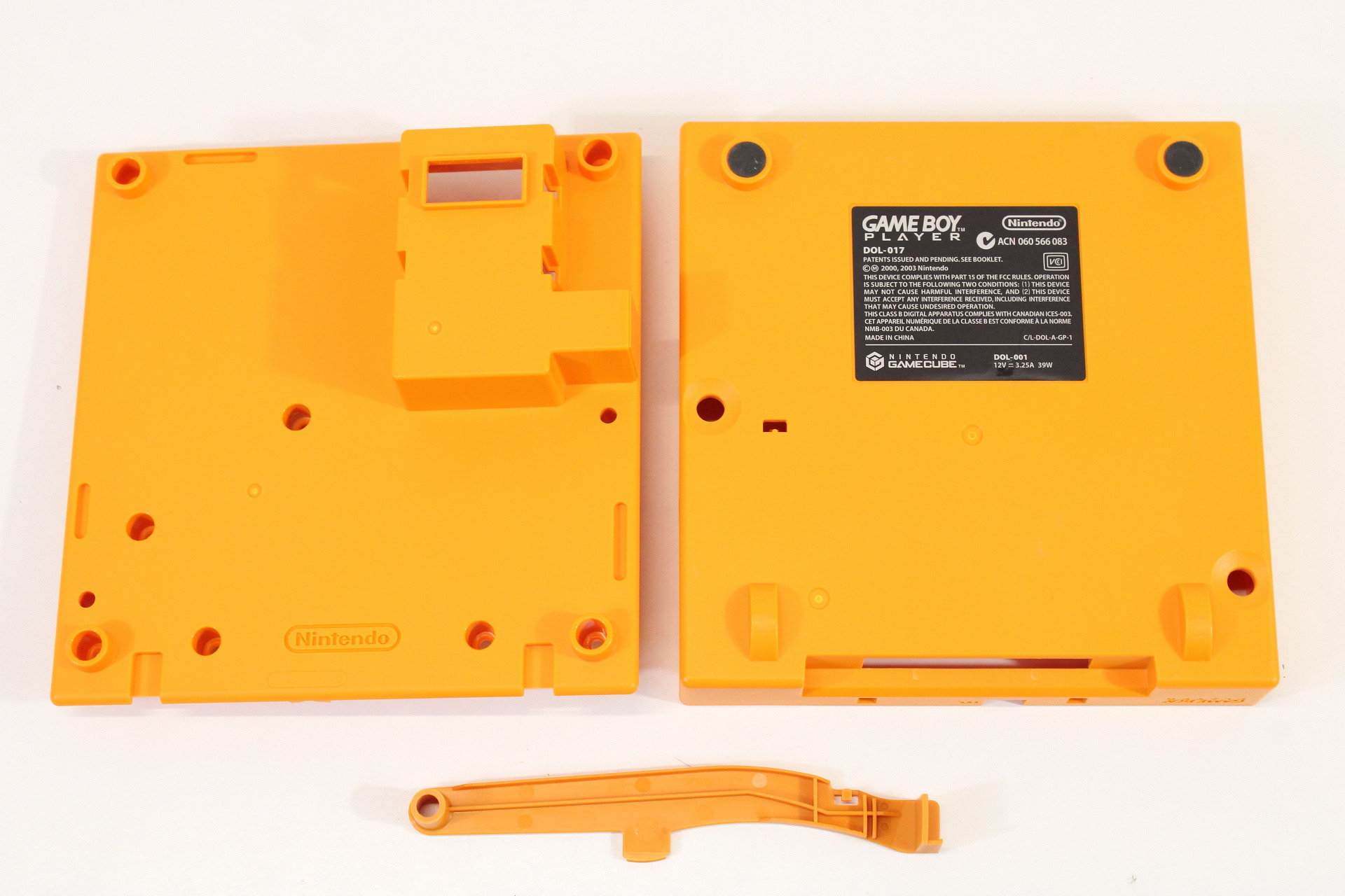 Nintendo GameCube Gameboy Player Shell Only Spice Orange (For Parts or Repair) Nintendo GameCube GC