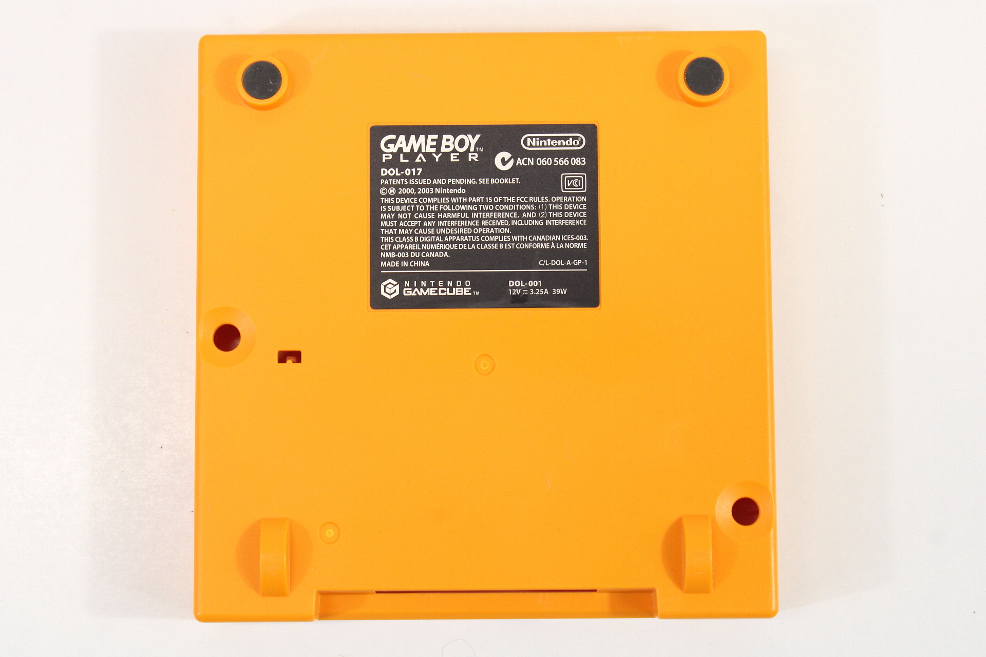 Nintendo GameCube Gameboy Player Shell Only Spice Orange (For Parts or Repair) Nintendo GameCube GC