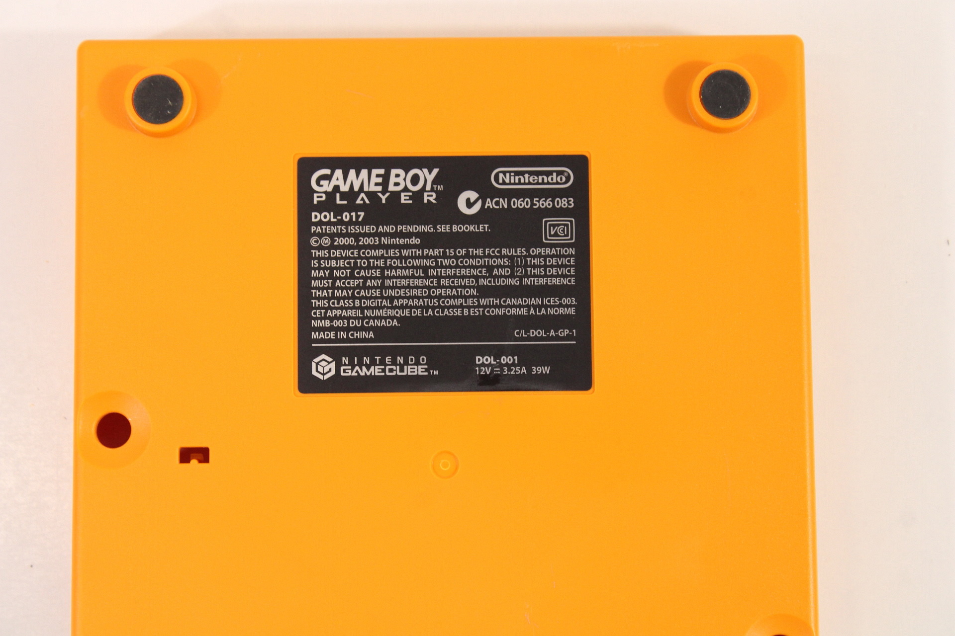 Nintendo GameCube Gameboy Player Shell Only Spice Orange (For Parts or Repair) Nintendo GameCube GC