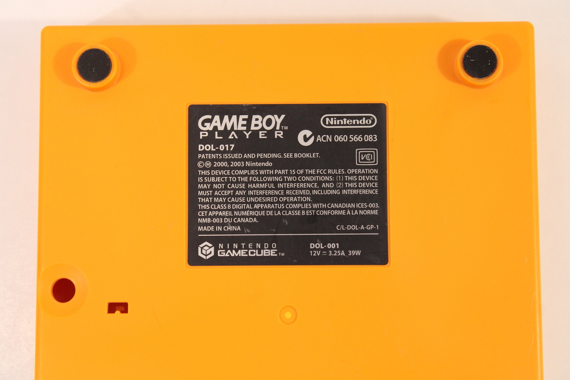 Nintendo GameCube Gameboy Player Shell Only Spice Orange (For Parts or Repair) Nintendo GameCube GC
