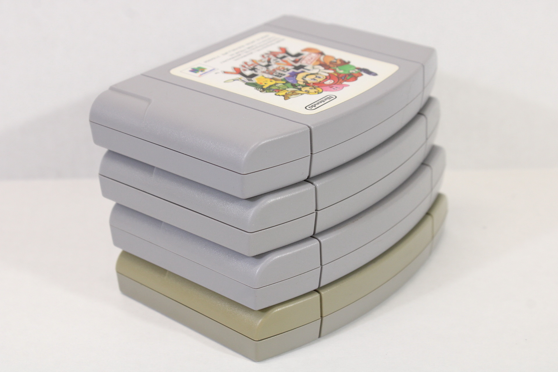 Lot of 4 Super Smash Bros Pokemon Stadium 1 2 Gold Silver (C) Nintendo 64 N64