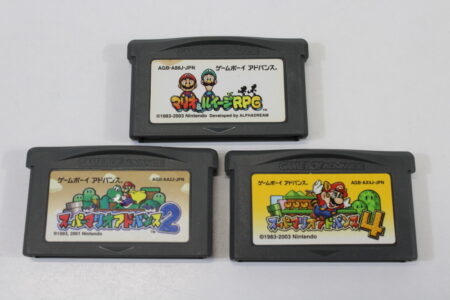 Lot of 3 Super Mario Advance 2 4 Mario & Luigi RPG (B) Nintendo Gameboy Advance GBA
