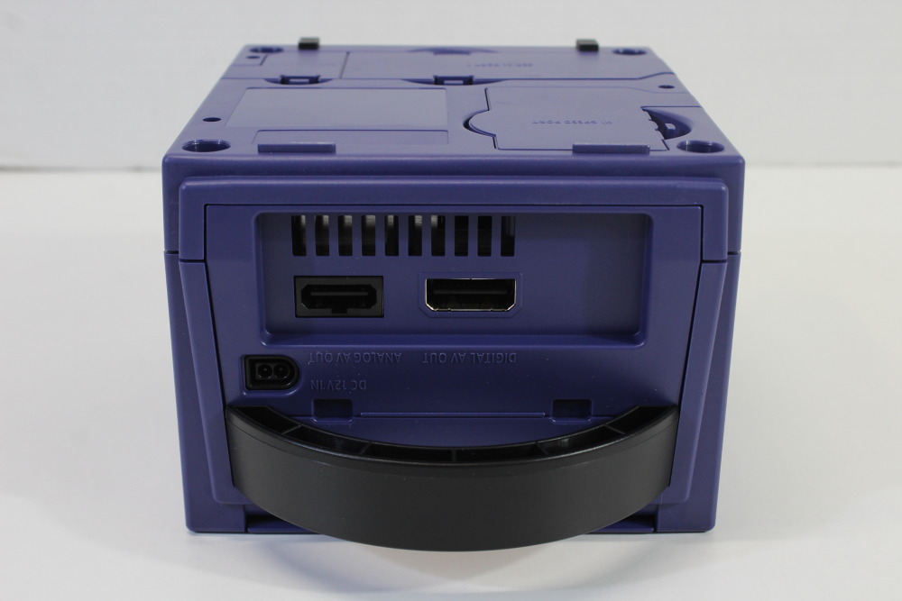 Nintendo GameCube Indigo Purple Console & Clear Purple Controller AC Adapter AV Cable Memory Card GC Play US Region Games (B)