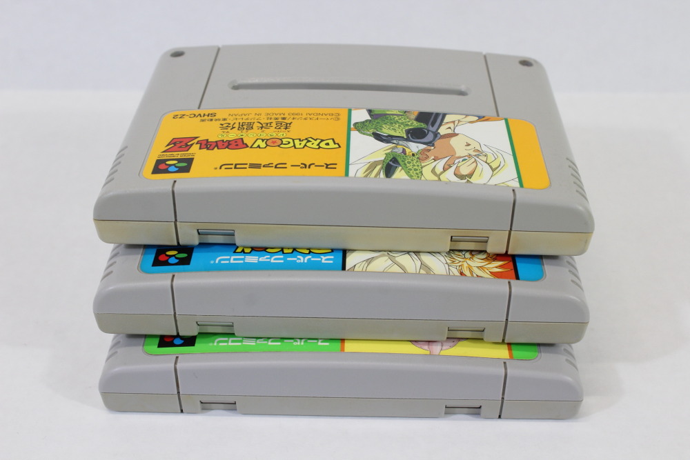 Lot of 3 Dragon Ball Z Super Butouden 1 2 3 (B) Nintendo Super Famicom SFC