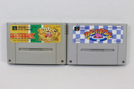 Lot of 2 Hoshi no Kirby Super Deluxe / Super Star & Kirby Bowl Dream Course (B) Nintendo Super Famicom SFC