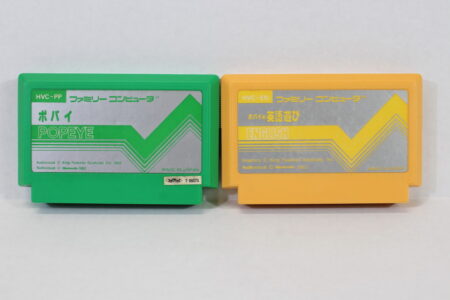 Lot of 2 Popeye & Popeye no Eigo Asobi Popeye's English Fun (B) Nintendo Famicom FC