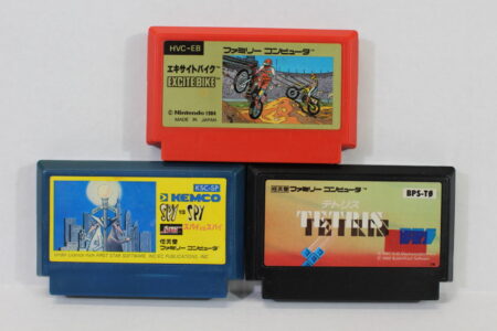 Lot of 3 Excite Bike TETRIS Spy vs Spy (B) Nintendo Famicom FC