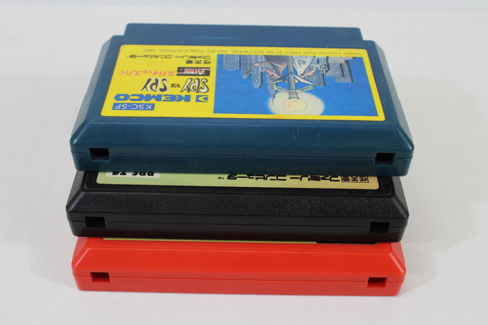 Lot of 3 Excite Bike TETRIS Spy vs Spy (B) Nintendo Famicom FC