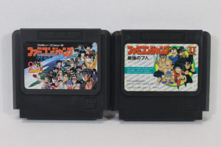 Lot of 2 Famicom Jump Hero Retsuden & II 2 (B) Nintendo Famicom FC