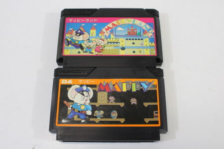 Lot of 2 MAPPY & Mappy Land (B) Nintendo Famicom FC