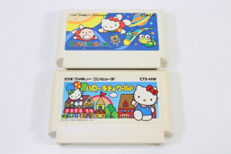 Lot of 2 Hello Kitty World & Sanrio Carnival (B) Nintendo Famicom FC