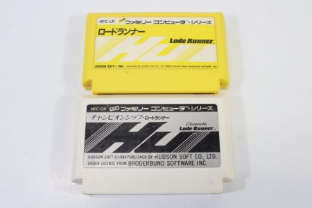 Lot of 2 Lode Runner & Championship Lode Runner (B) Nintendo Famicom FC