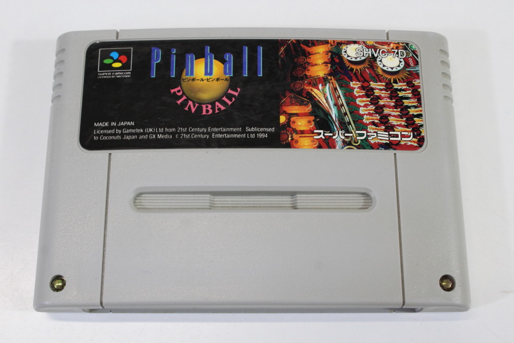 Pinball Pinball (B) Nintendo Super Famicom SFC