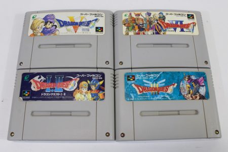 Lot of 4 Dragon Quest 1 2 3 5 6 I II III V VI (B) Nintendo Super Famicom SFC