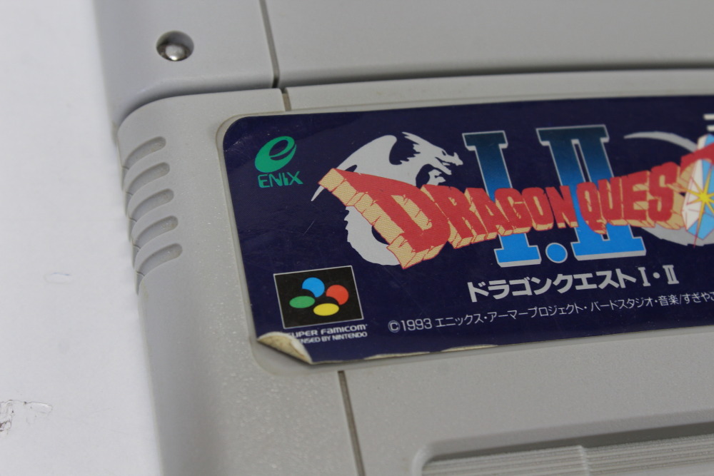 Lot of 4 Dragon Quest 1 2 3 5 6 I II III V VI (B) Nintendo Super Famicom SFC