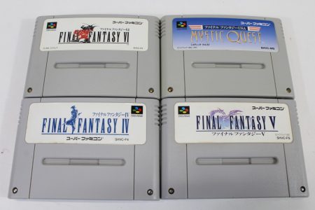 Lot of 4 Final Fantasy IV V VI 4 5 6 USA Mystic Quest (B) Nintendo Super Famicom SFC