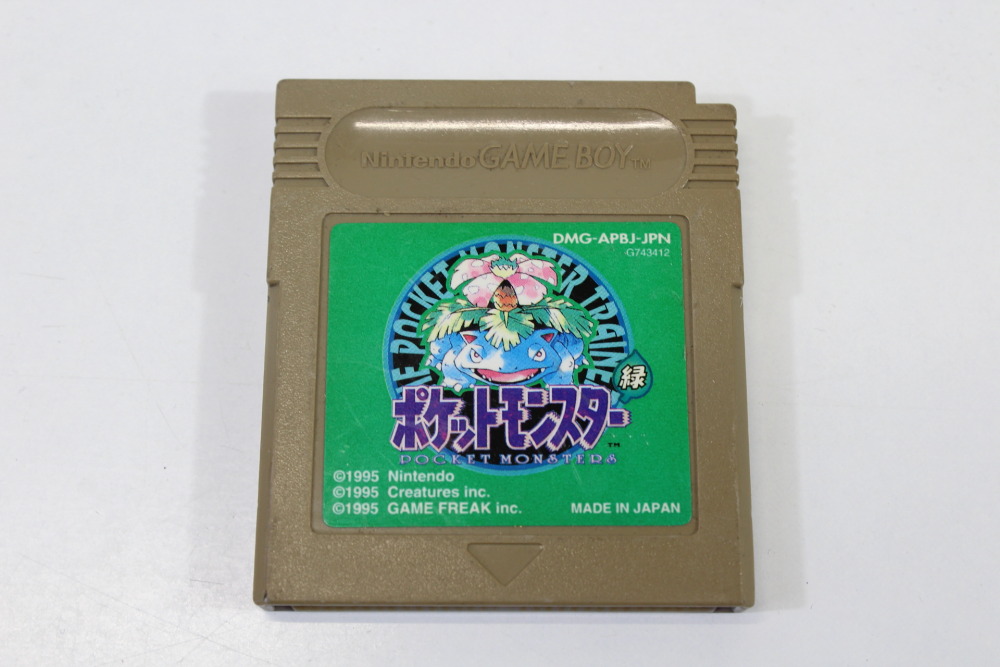 Pokemon Green New Save Battery & Case (B) Nintendo Gameboy GB