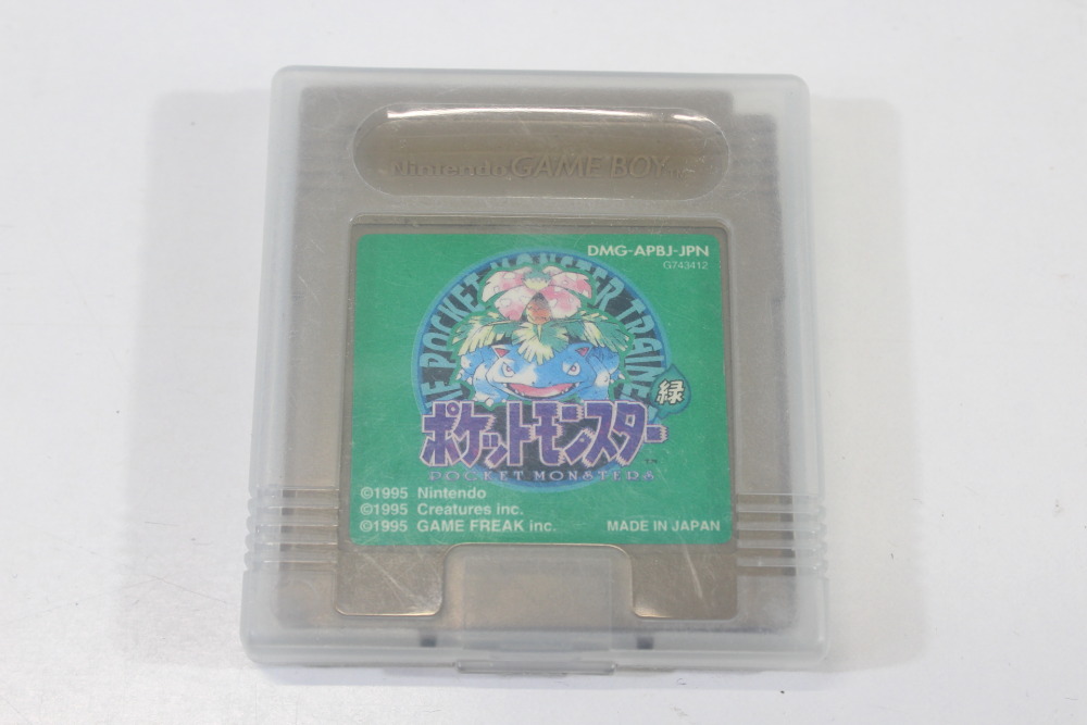 Pokemon Green New Save Battery & Case (B) Nintendo Gameboy GB