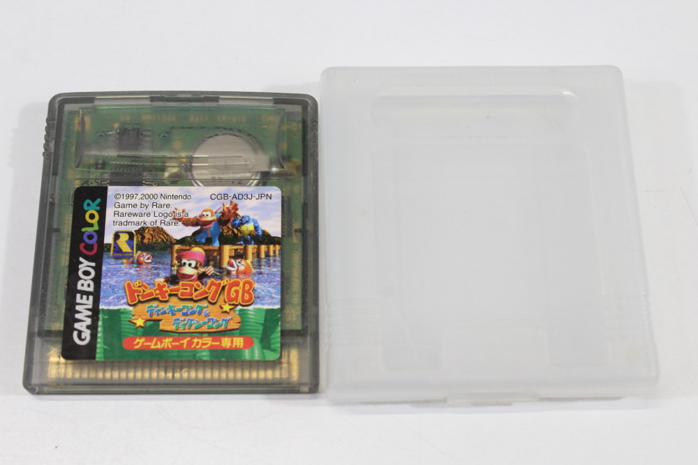 Donkey Kong GB Dinky & Dixie Kong & Case (B) Nintendo Gameboy Color GBC GB