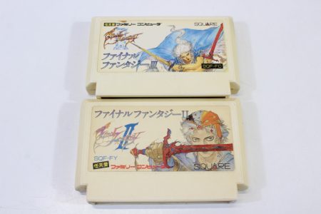 Lot of 2 Final Fantasy II 2 & III 3 (B) Nintendo Famicom FC