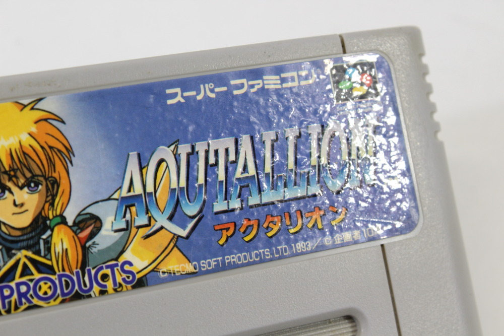 AQUTALLION (B Damaged Label) Nintendo Super Famicom SFC