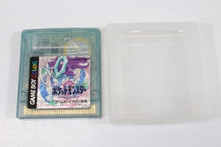Pokemon Crystal Version New Save Battery & Case (B) Nintendo GameBoy GB