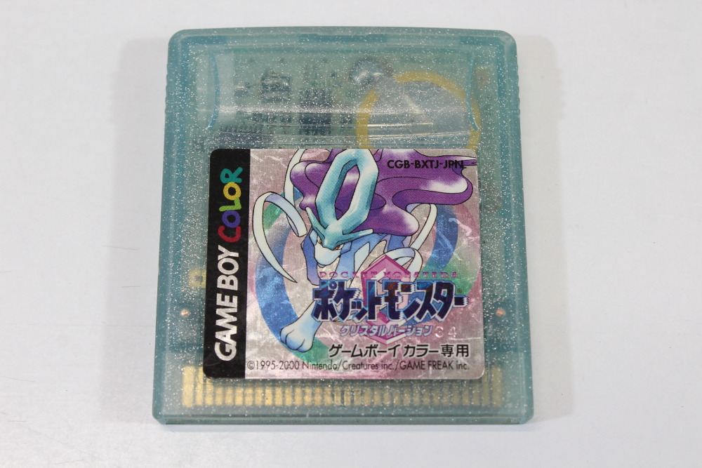 Pokemon Crystal Version New Save Battery & Case (B) Nintendo GameBoy GB