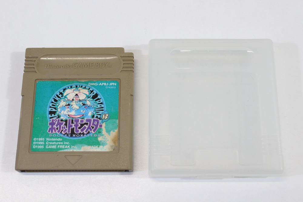 Pokemon Green New Save Battery & Case (C) Nintendo Gameboy GB